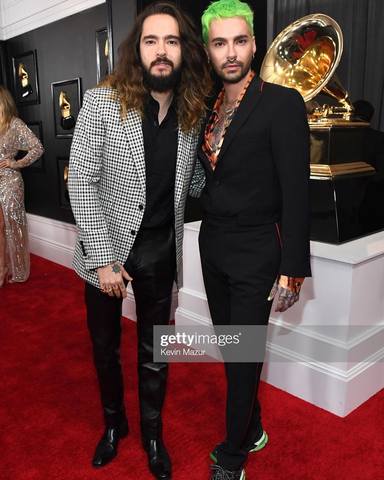 26.01.20 - Bill, Tom and Heidi at Grammys, Staples Centre, LA