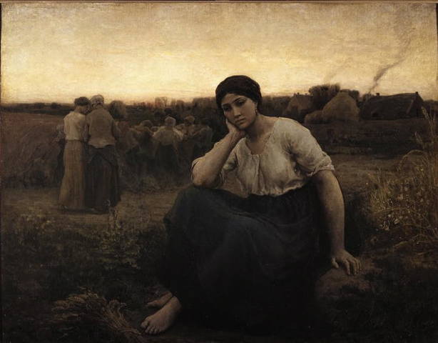 Jules-adolphe-Breton-Evening