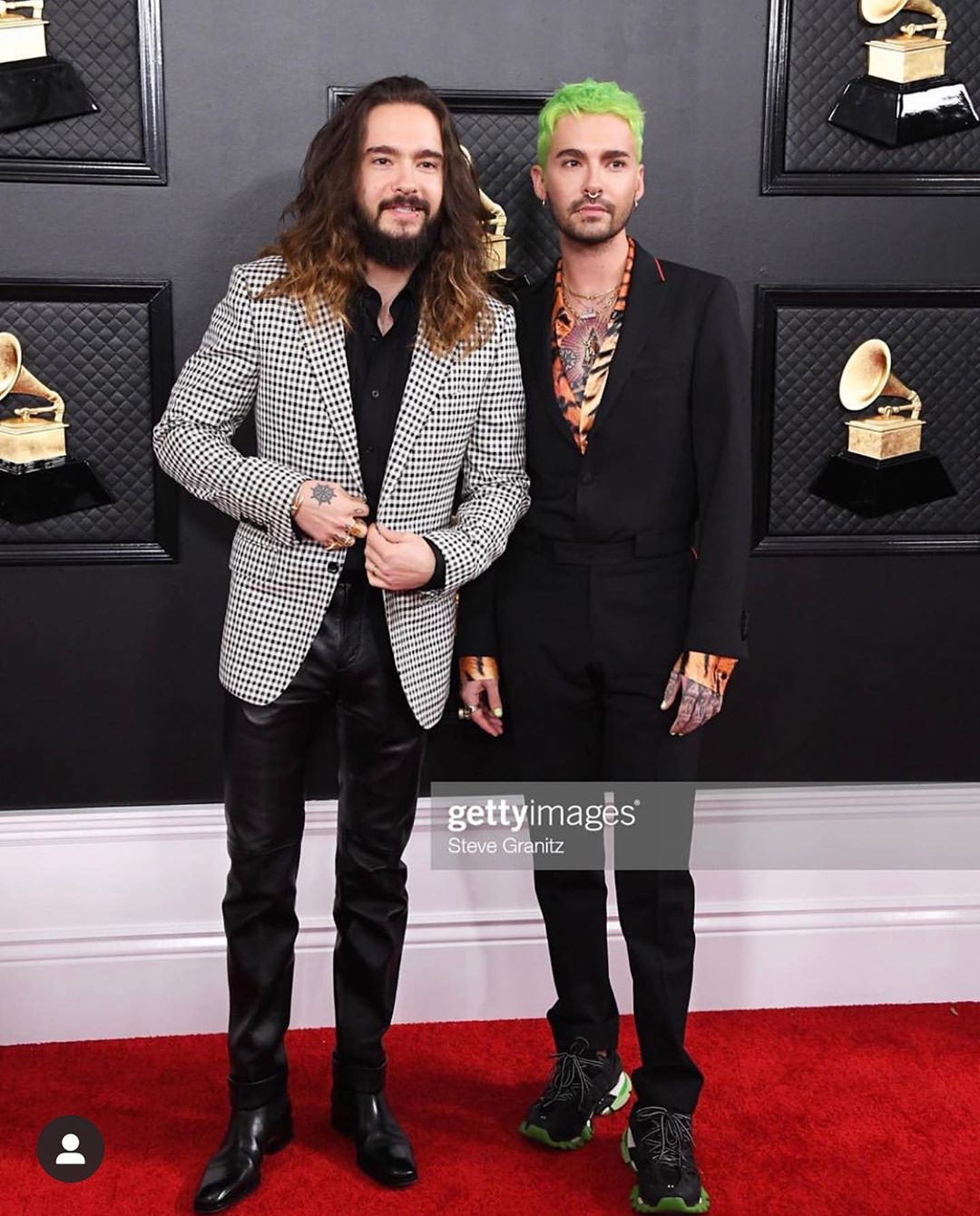 26.01.20 - Bill, Tom and Heidi at Grammys, Staples Centre, LA