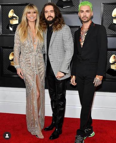 26.01.20 - Bill, Tom and Heidi at Grammys, Staples Centre, LA