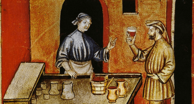 какое вино пили в средневековье