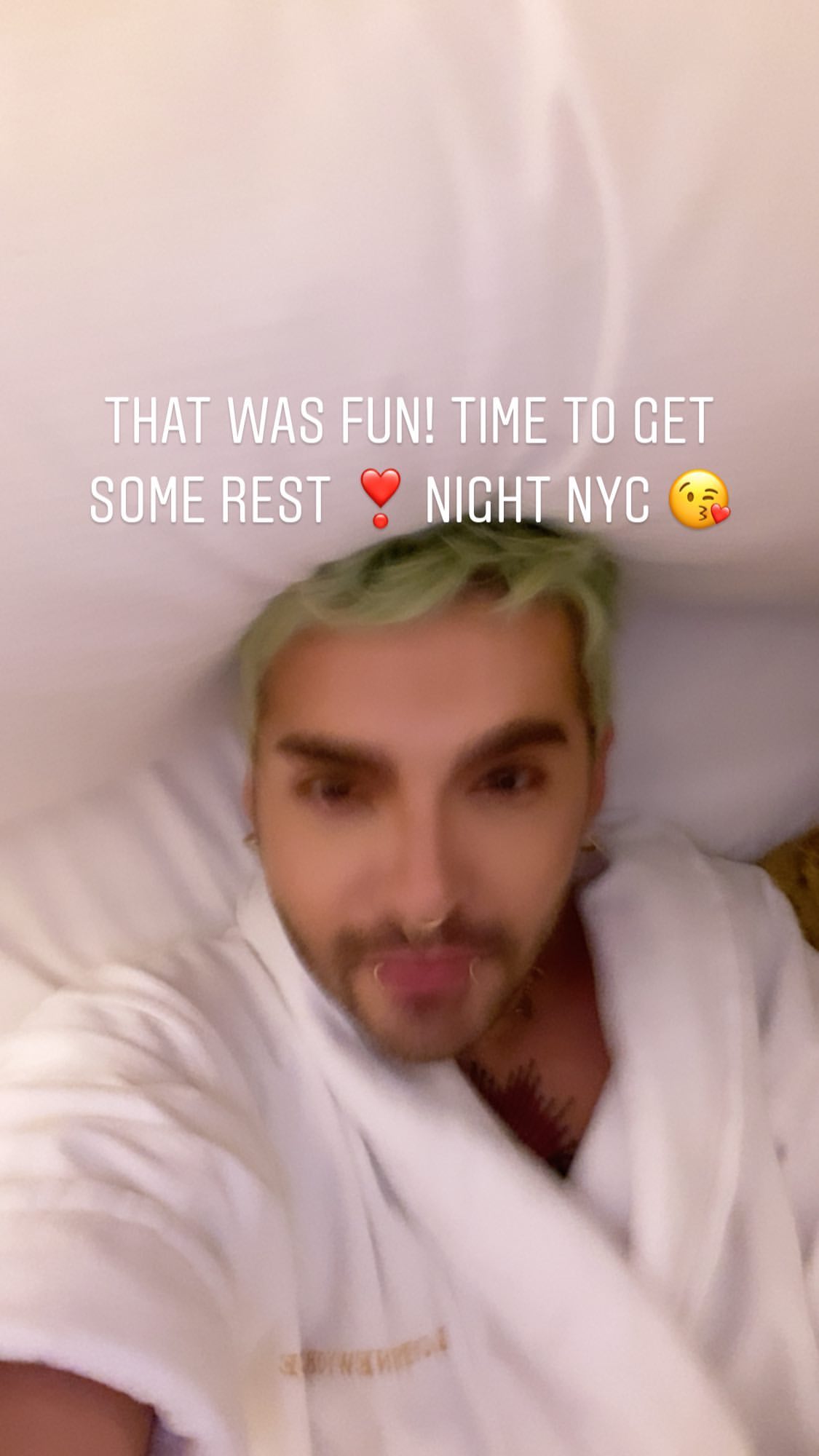 Bill's IG-Story #30 (10.02.20, New York)