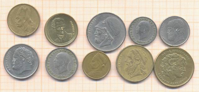 Греция 10 монет 166