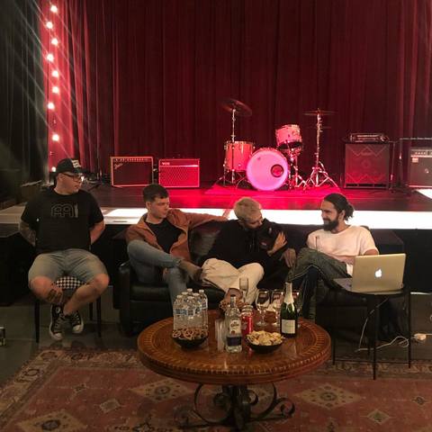 05.03.20 - Listening session in Fonogenic Studios, LA