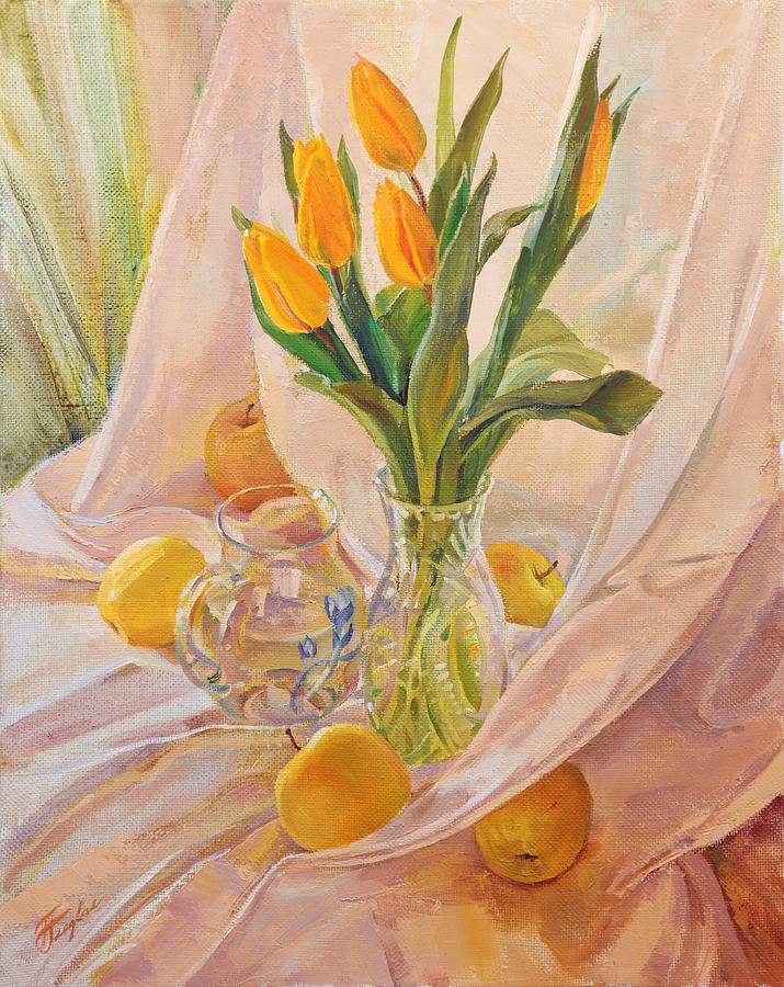 bouquet-of-yellow-tulips-galina-gladkaya