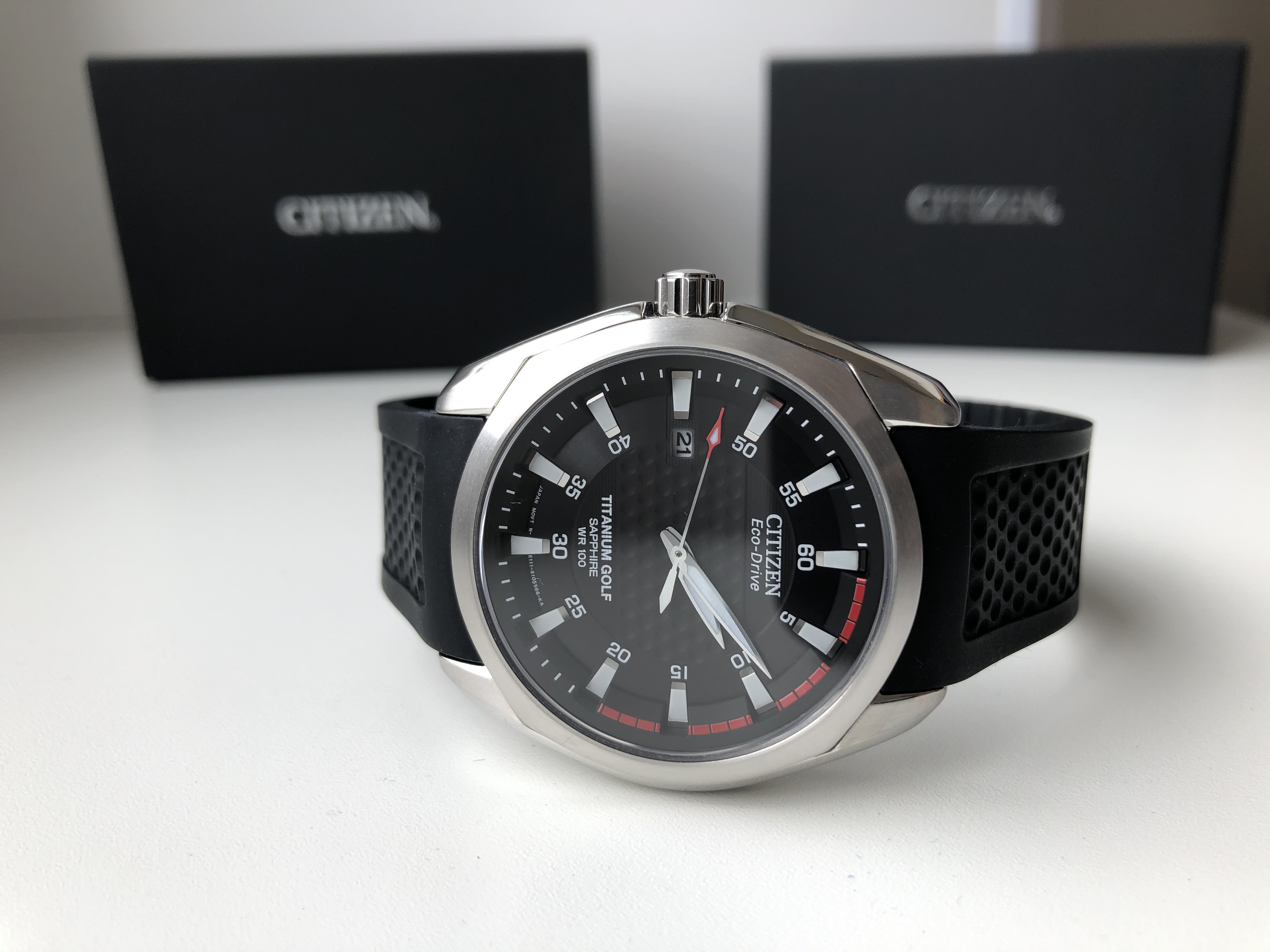 Citizen eco hotsell drive titanium golf