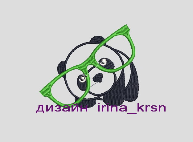 панда в очках скрин