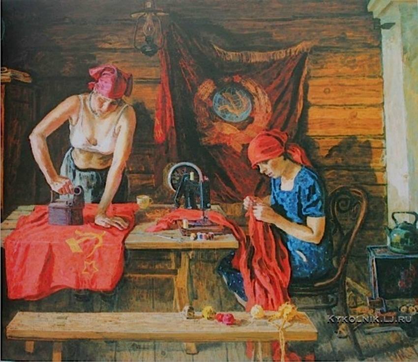 Вышивальщицы знамен