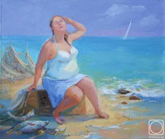 Аликина Елена. Прекрасная рыбачка... Аликина Елена. Прекрасная рыбачка...