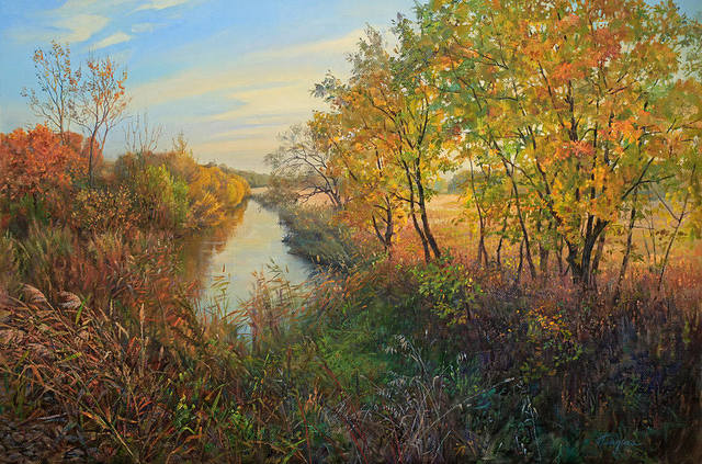 autumn-evening-galina-gladkaya