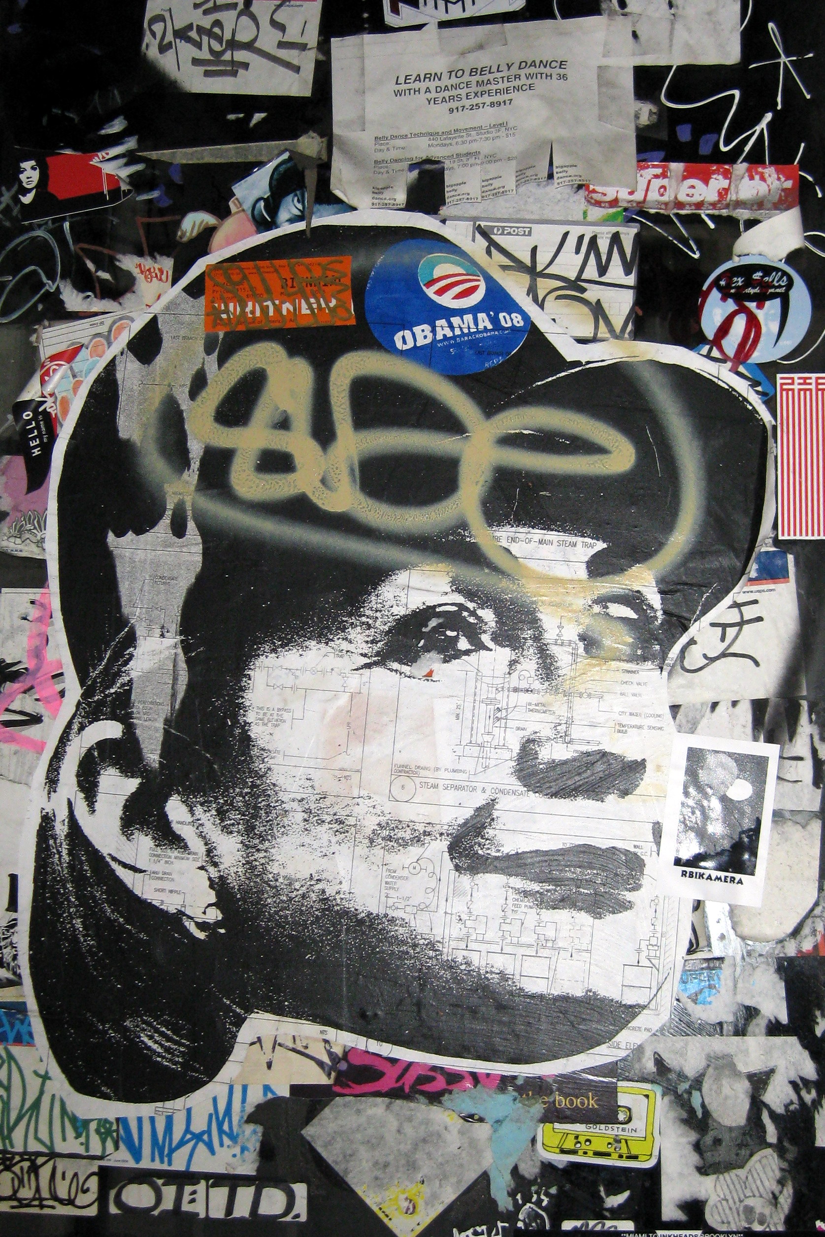 NYC - SoHo - Streetart - Hillary-Obama 08