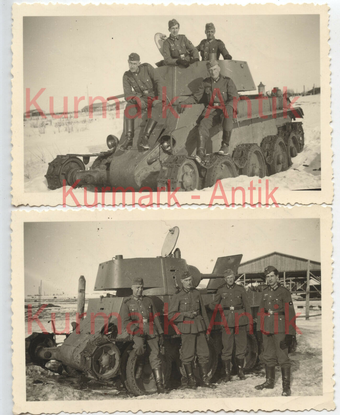 Fotos Wehrmacht Russland Beute Panzer T34 T26 BT Top Technik Motiv