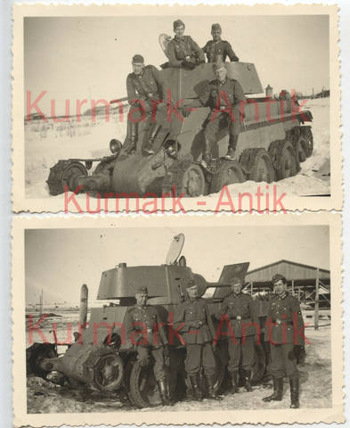 Fotos Wehrmacht Russland Beute Panzer T34 T26 BT Top Technik Motiv