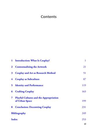 Cosplay and the Art of Play Exploring Sub-Culture Through Art by Garry Crawford, David Hancock (z-lib.org) 11