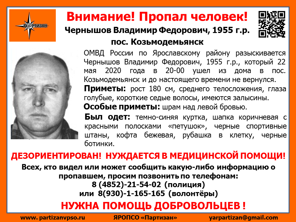 Чернышов Владимир Федорович 1955 г.р