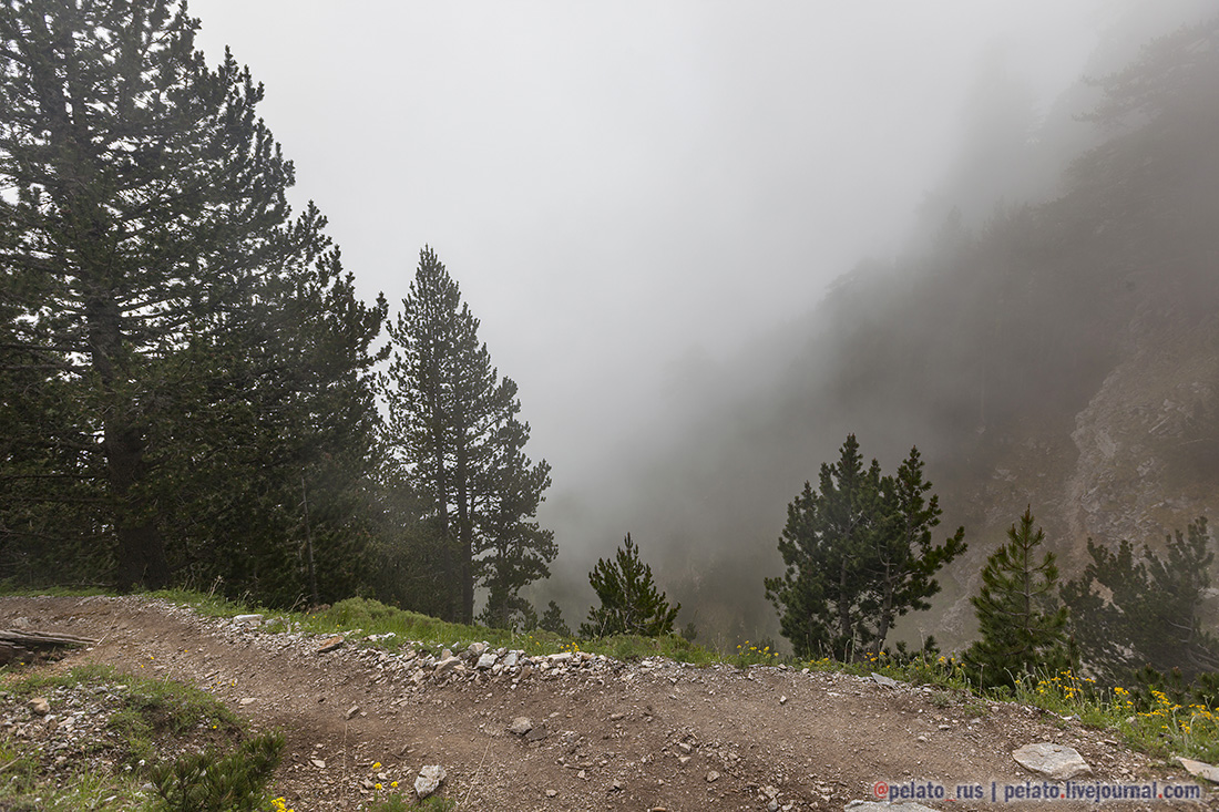 облака тучи гроза clouds thunderstorms тропа route маршрут Olimpus олимп mountain mountains Греция Greece