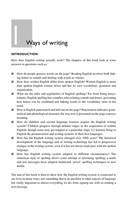 The English Writing System 10