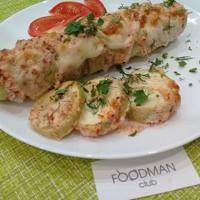 Шашлычки из кабачка и фарша