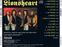 lionsheart 1992 back