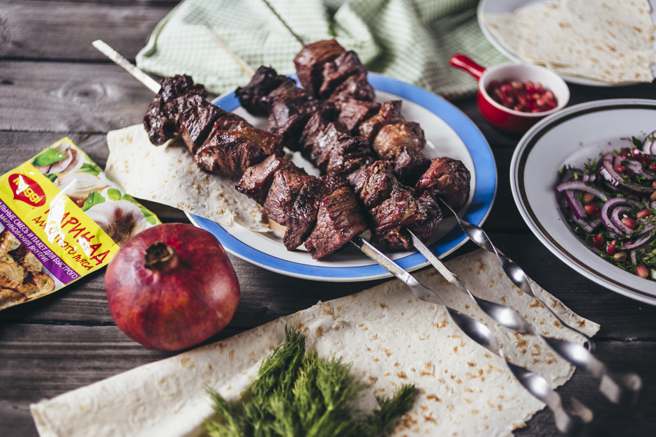 Шашлык из говядины