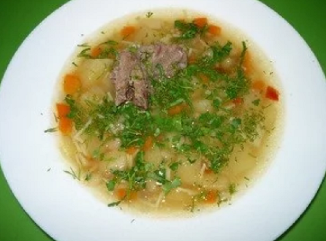 Луковый суп из баранины