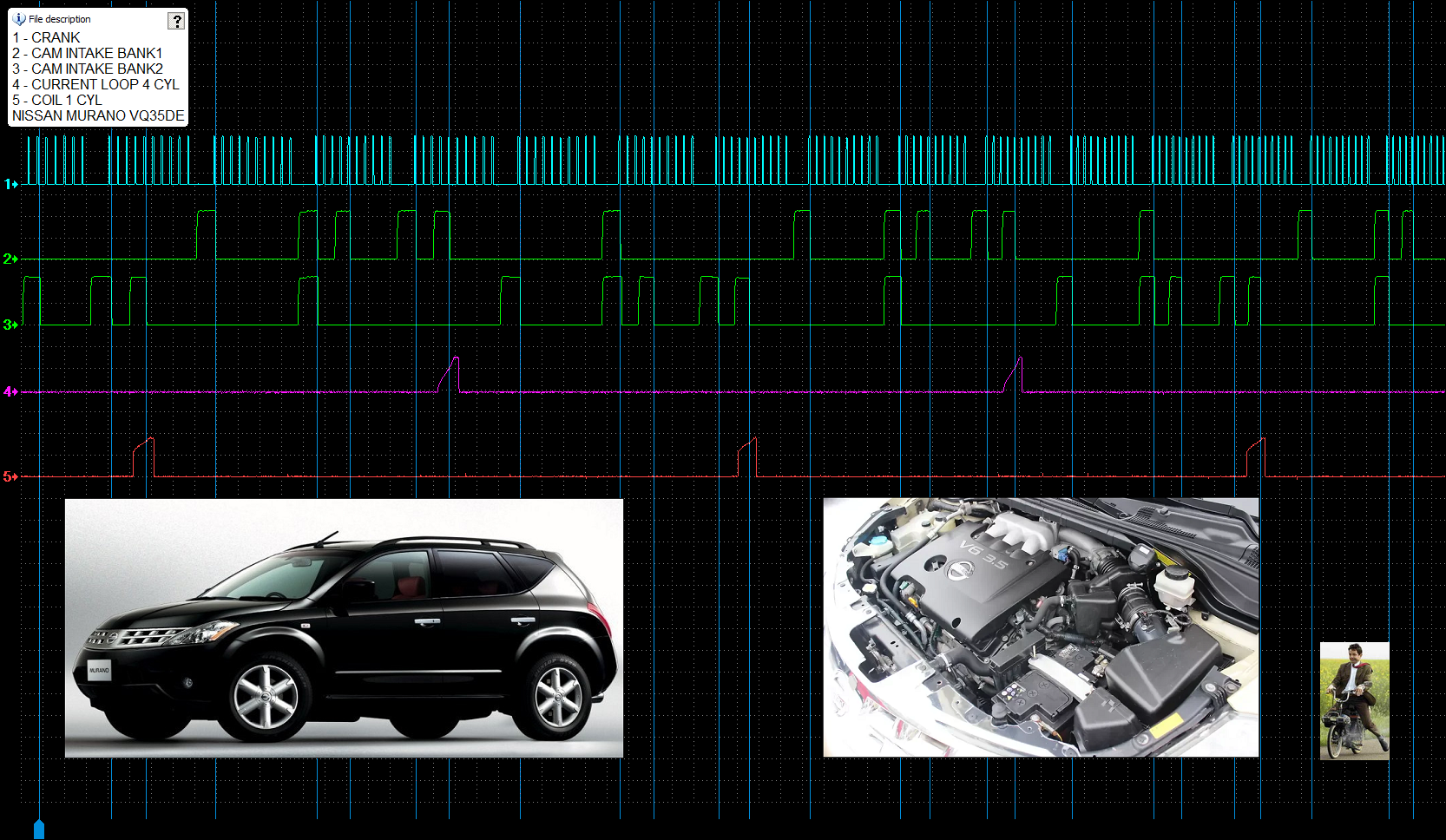 NISSAN MURANO VQ35DE sync 5ms