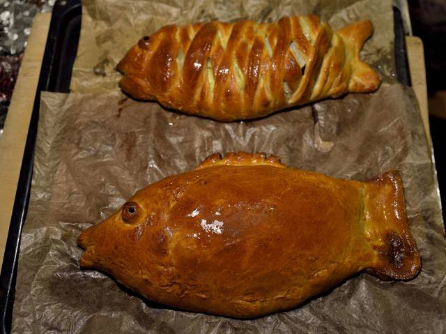 Рыбные пироги.