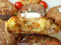 Сырники с грибами