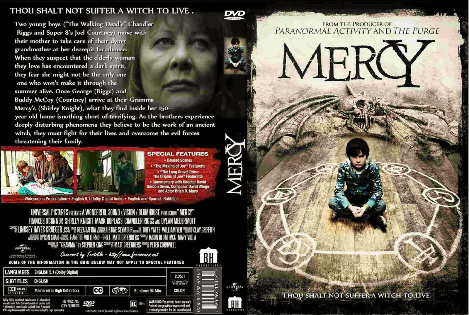 Mercy (2014) - Cover DVD Movie