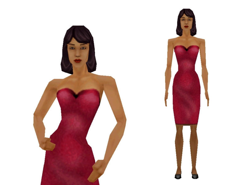 Bella Goth in The Sims1