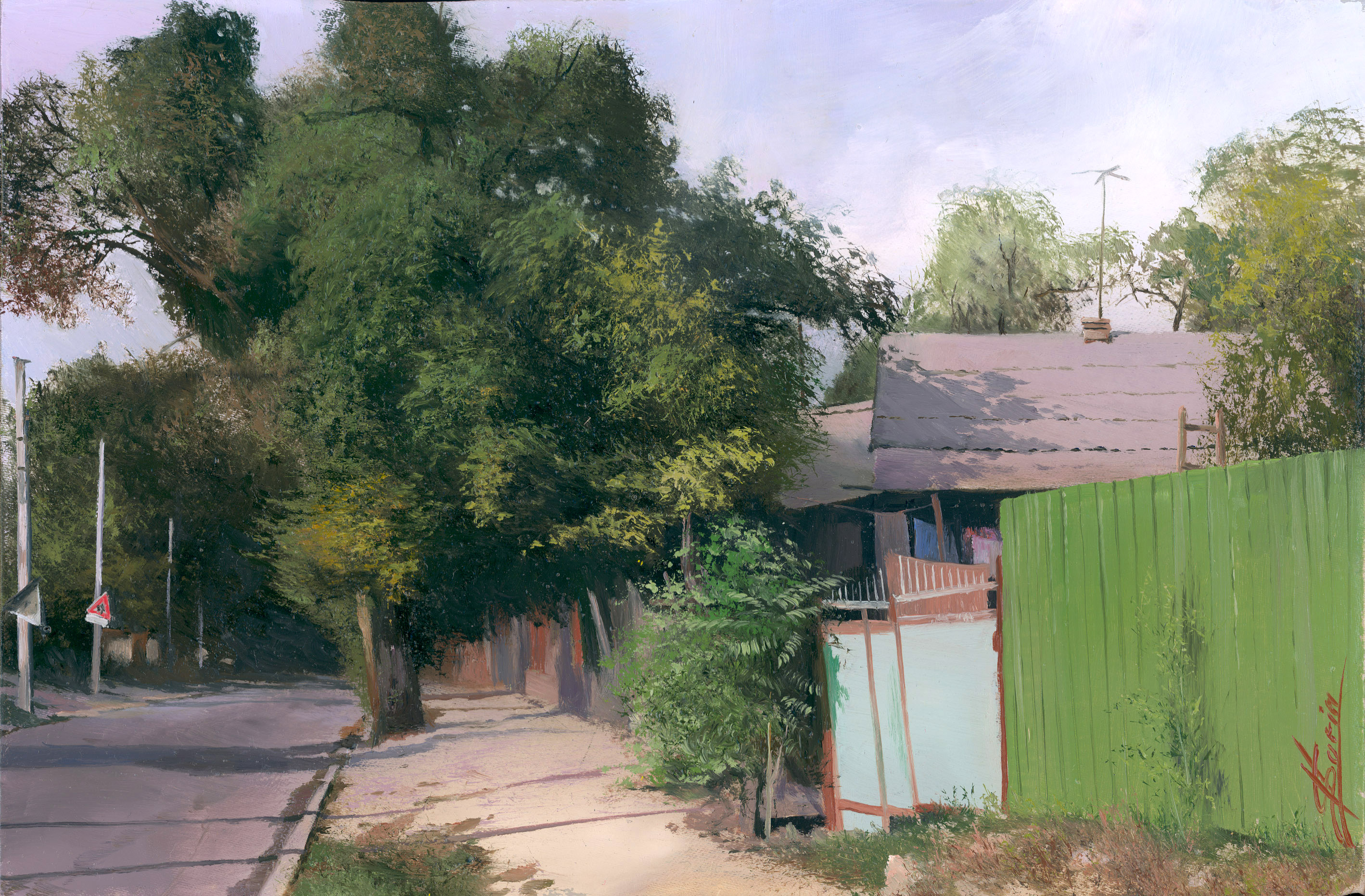 Старый Кишинёв, ул. КолумнаХУДОЖНИК Сорин Сорин Владимир