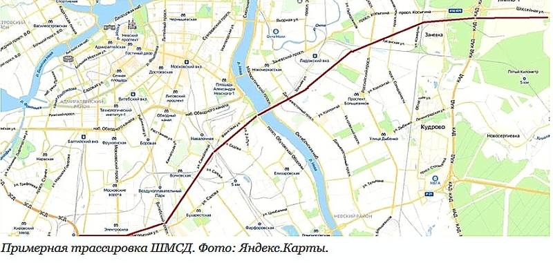 Схема шмсд в спб на карте санкт петербурга