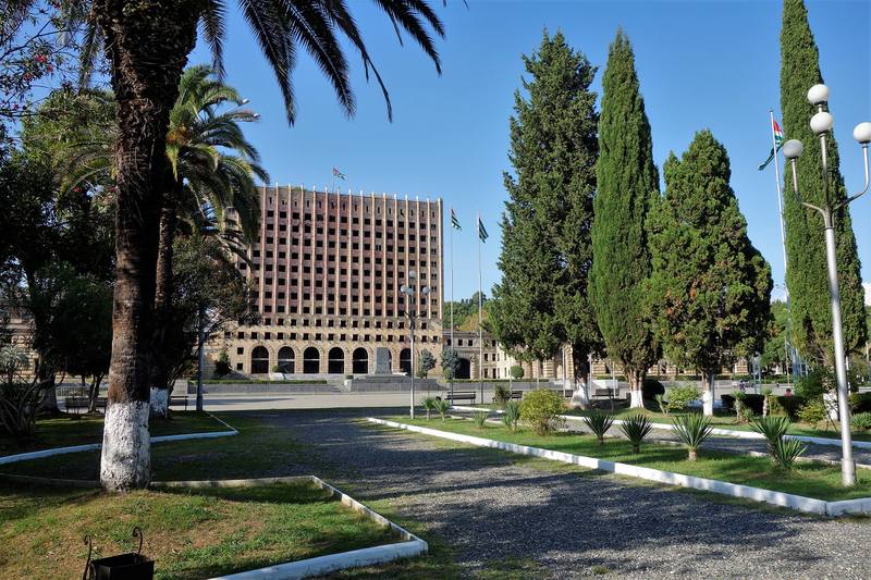 Здание Совета министров Абхазии