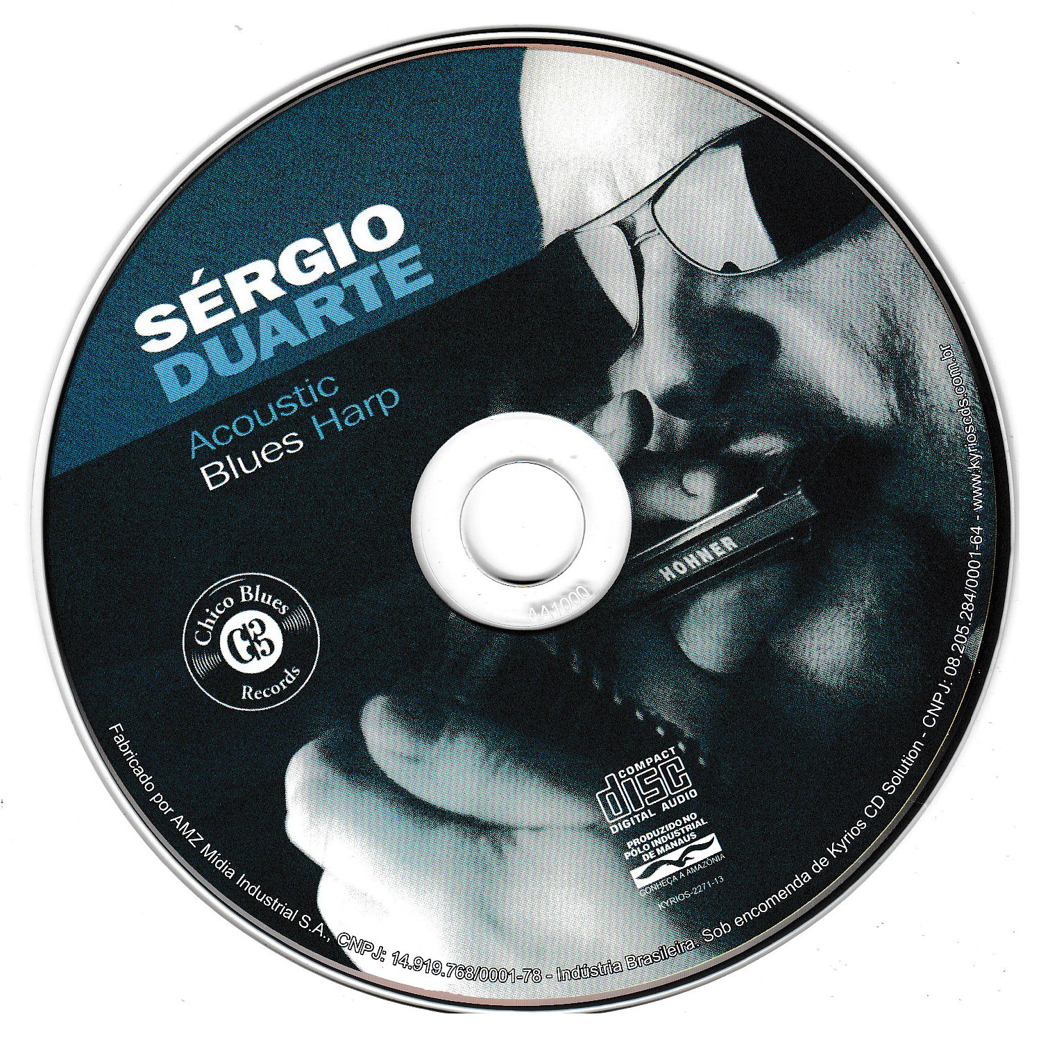 Sergio Duarte - Acoustic Blues Harp - CD