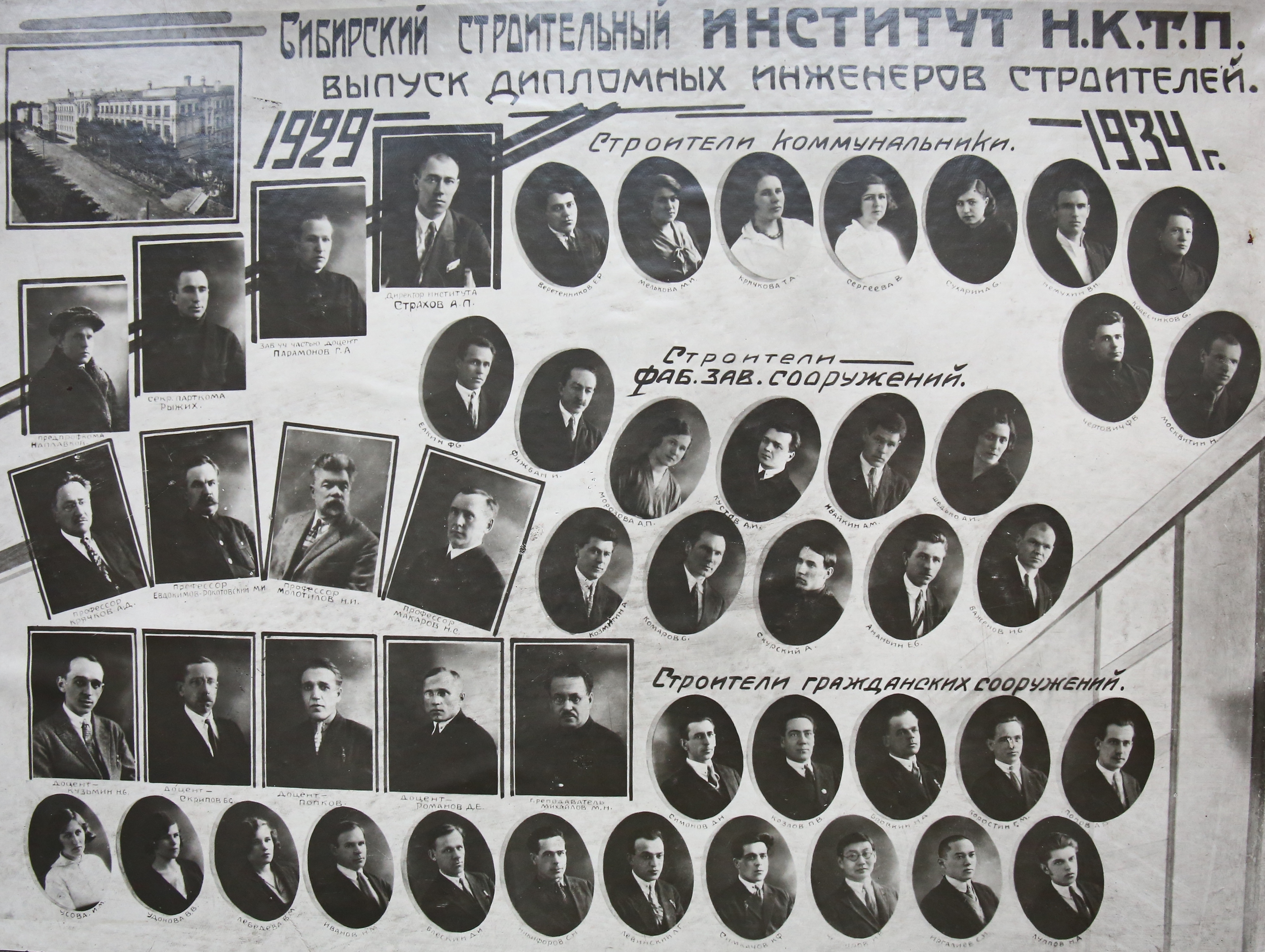 Выпуск 1934 СИБСТРИН
