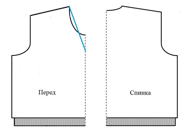 Конструирование V-горловины3