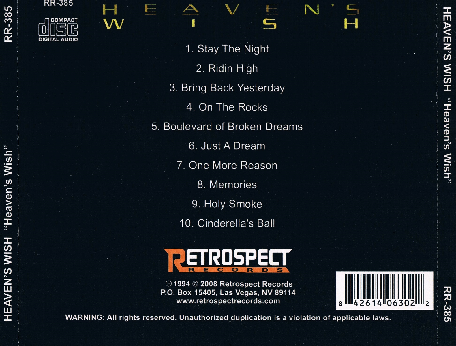 heavens wish 1994 back