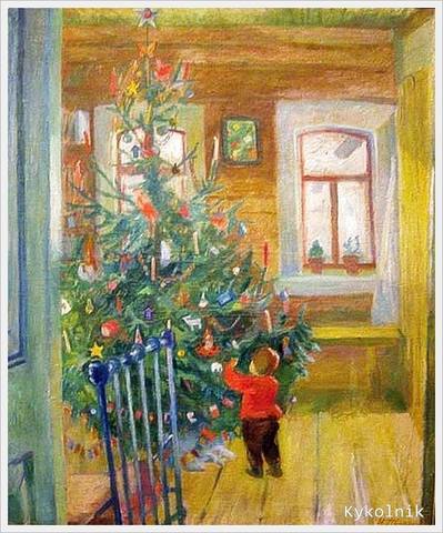 Николай Иванович Прокошев (Россия, 1904-1938) «Новый год» 1937 Николай Иванович Прокошев (Россия, 1904-1938) «Новый год» 1937