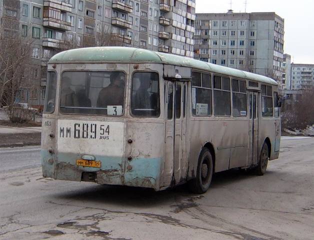 2005 04 ЛиАЗ-677 № 1163 МУП ПАТП-1 Маршрут 3 Кропоткина 128 Фото Никиты Березина