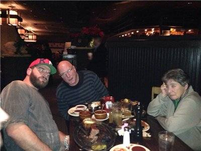 November 2013 - Alex, Bill at Jack Stack Bbq