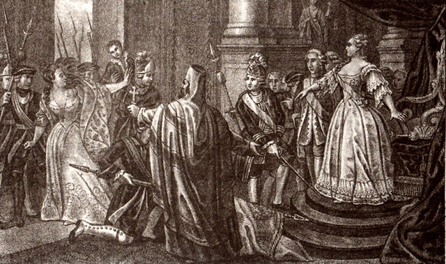 Accession to the throne of Elizabeth of Russia