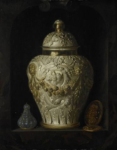 Stilleven met zilveren dekselpot Rijksmuseum Amsterdam SK-A-4189