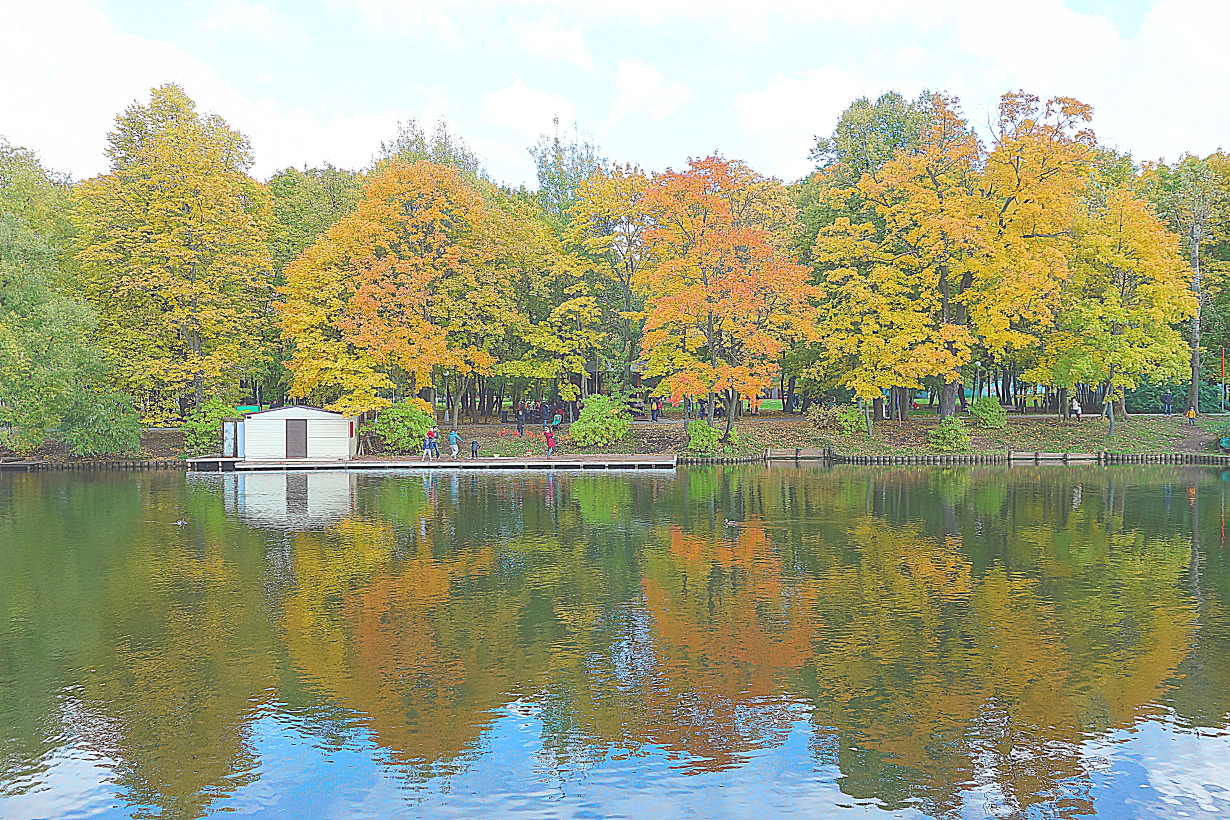 Большой пруд в Воронцовском парке. Фото Морошкина В.В.