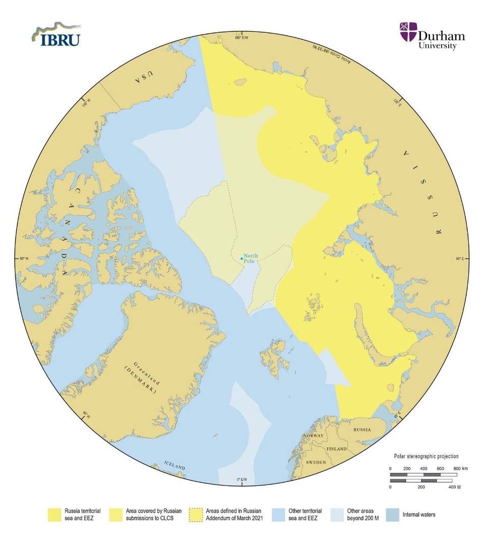 Россия подала в ООН уточнённую заявку по поводу арктического шельфа. Теперь на 700+ тыс.кв.км больше