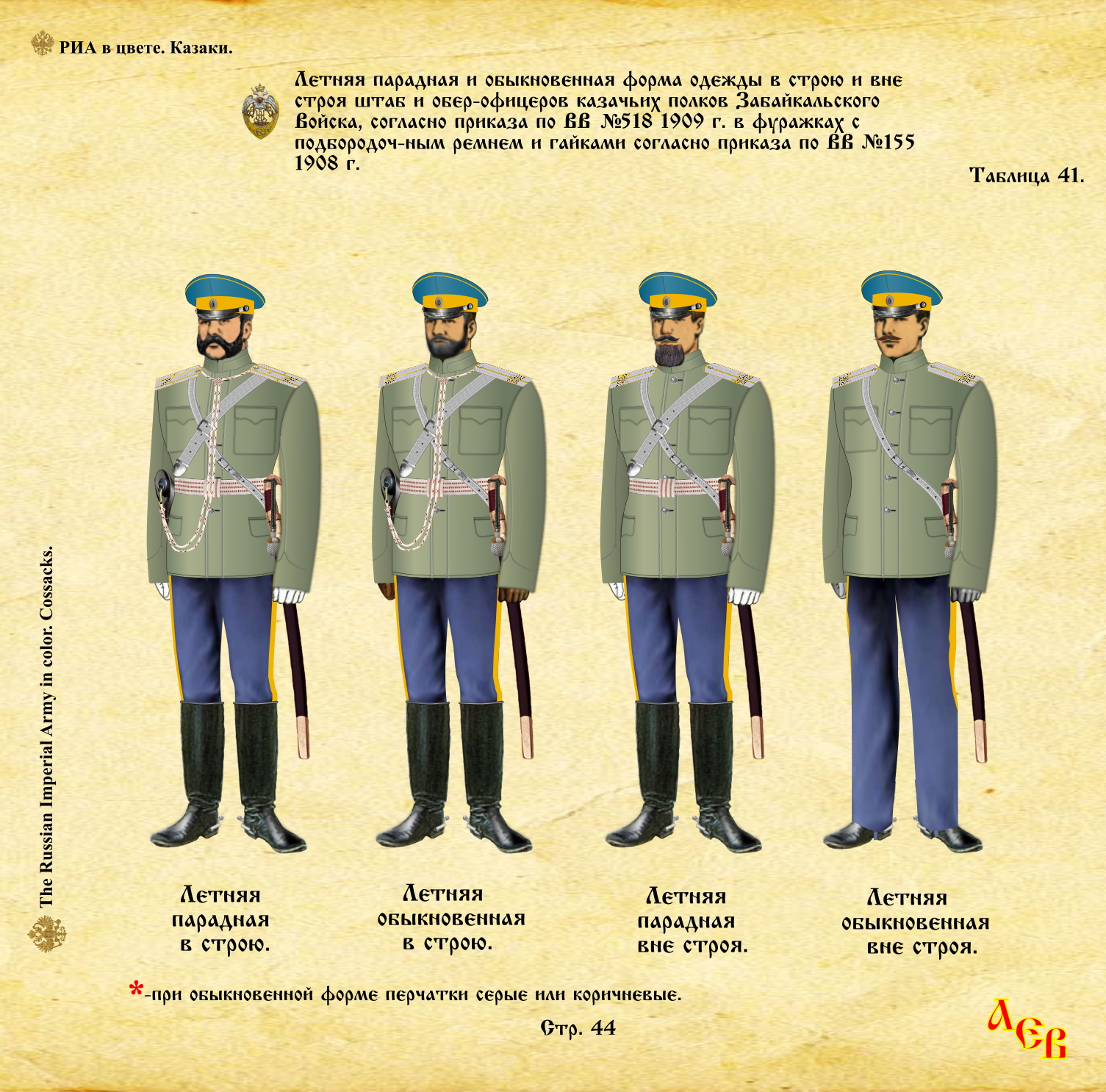 Форма Забайкальского казачьего войска