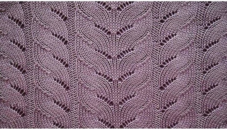 Узор спицами 130 12-1