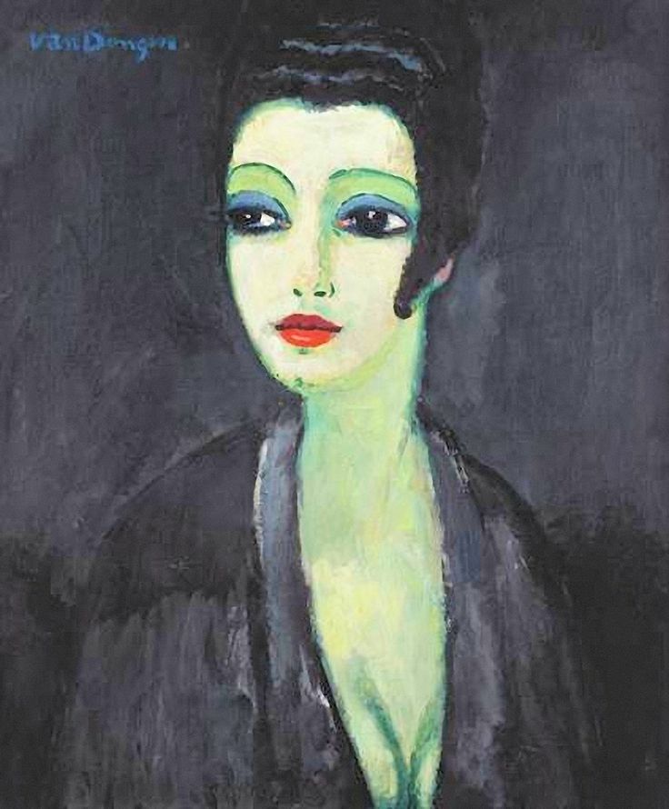 1913-kees-van-dongen-tamara-the-painter s-muse