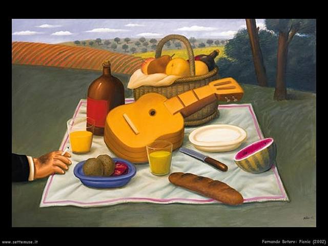 fernando botero 090 picnic 2002