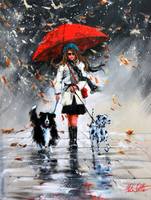 WINTER+AFTERNOON+STROLL+Giclee+limited+edition+print+on+cotton+rag+BY+HELEN+COTTLE+c+opy