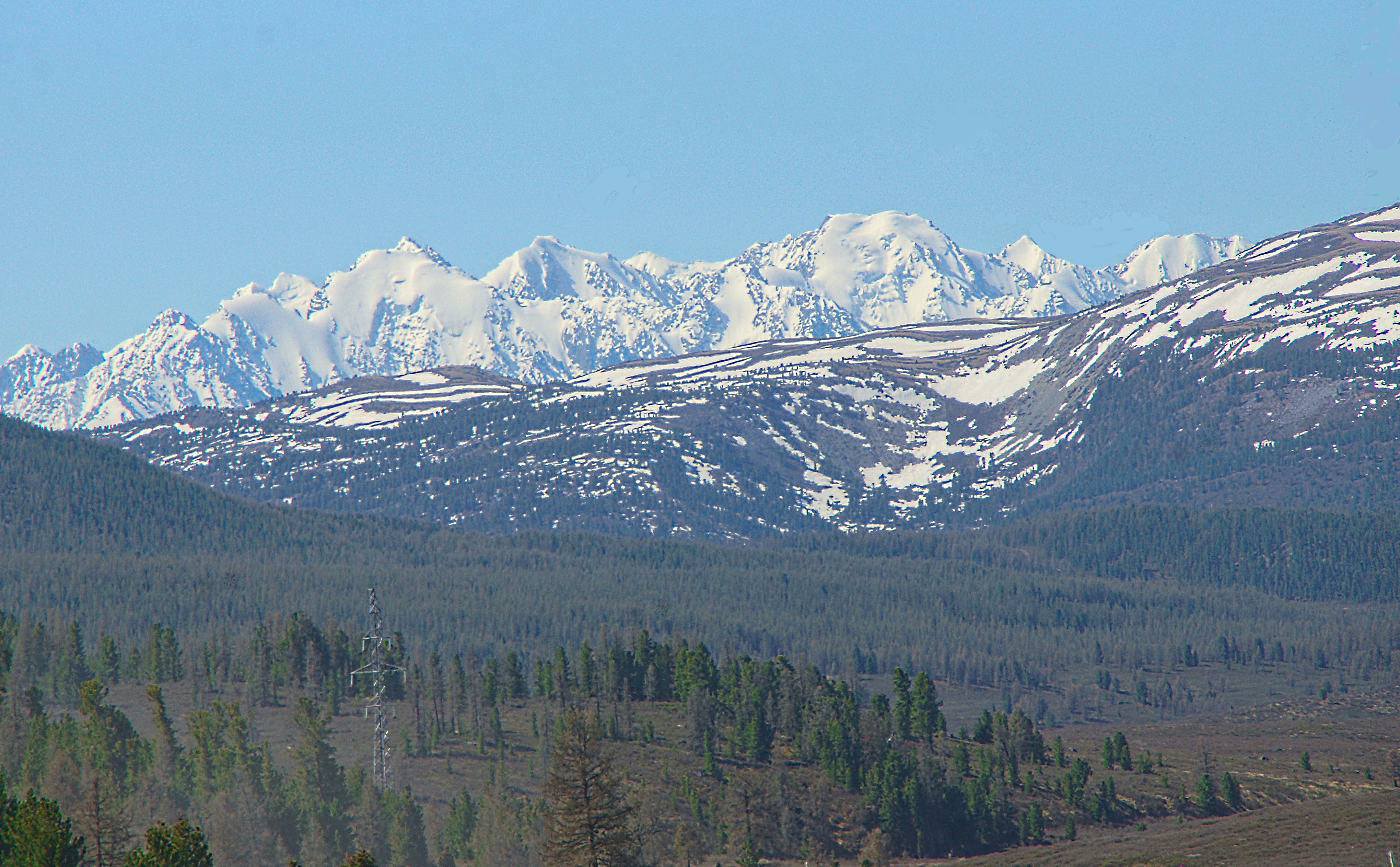 Снежные горы Алтая (Улагайский р-н). Фото Морошкина В.В.
